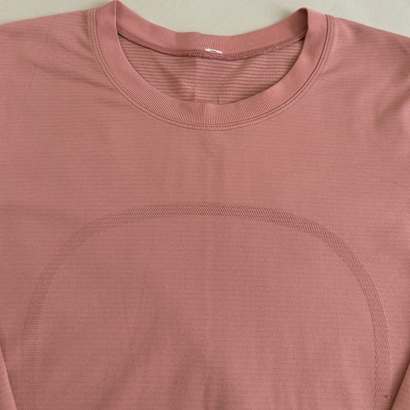 Lululemon Swiftly Breathe Long Sleeve - Pink Puff SZ 6 - Picture 4 of 7